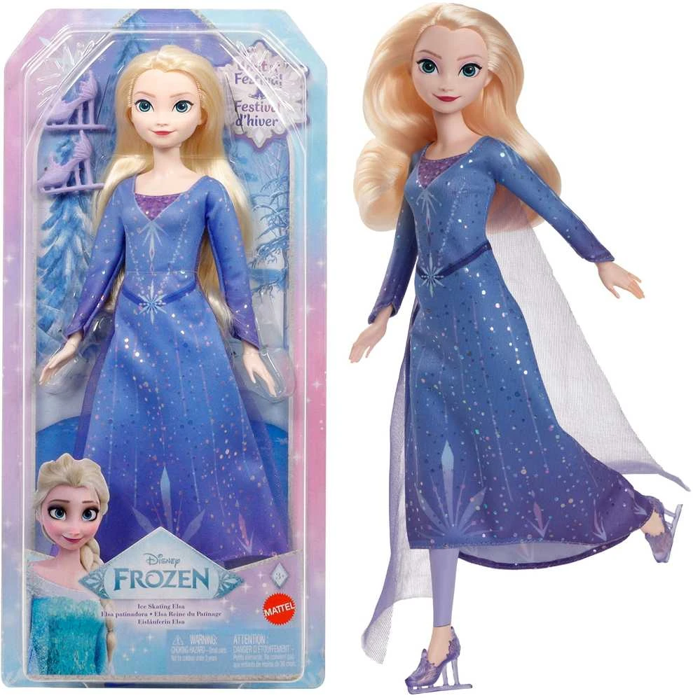 Mattel DISNEY FROZEN ledo čiuožėja Elza (JBG53)
