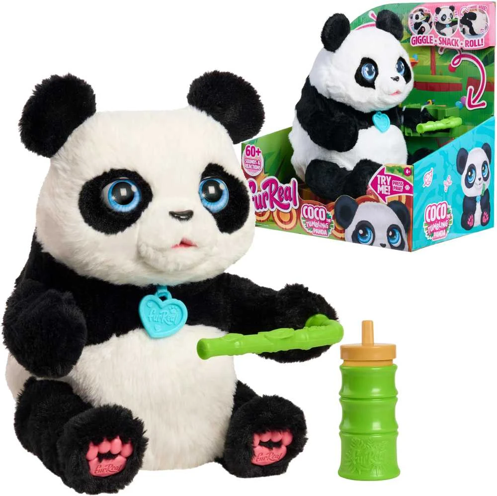 Interaktyvi pliušinė panda Hasbro FurReal Coco The Tumbling Panda