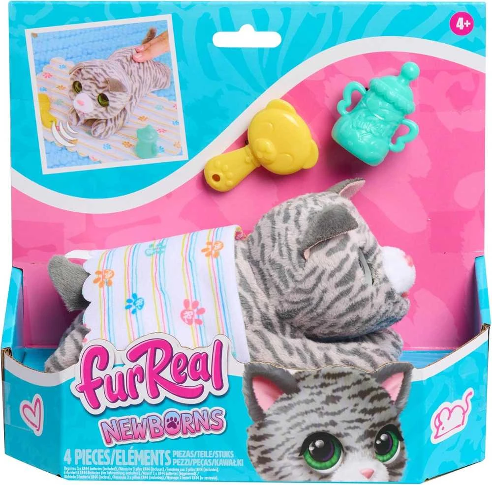 „FurReal“ interaktyvus naujagimių kačiukas + priedai