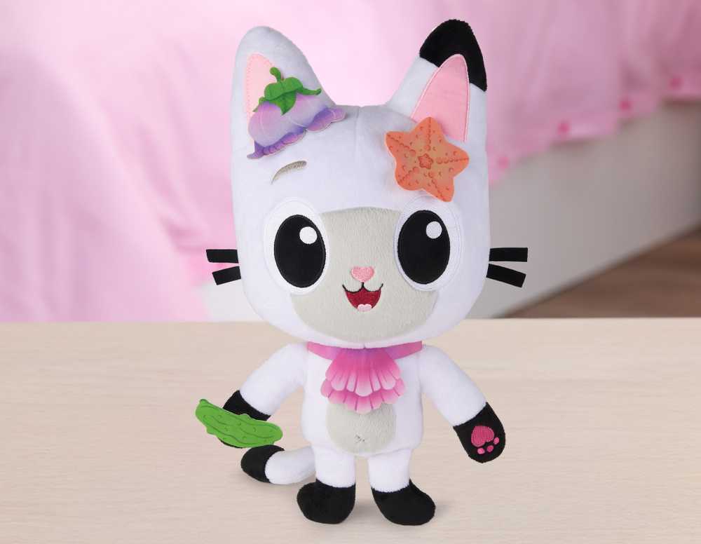 Gabby's Dollhouse Gabby filmas – Miau-Gical Pandy Paws pliušinis žaislas (6073661)