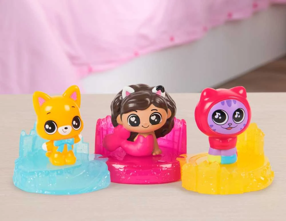 Spin Master Gabby's Dollhouse Movie didelis 12 mini figūrėlių + 3 stovai rinkinys