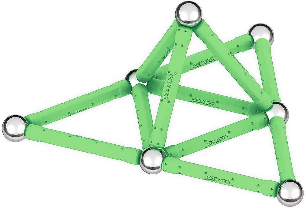 Geomag Magnetinis konstruktorius - Šviečiantis tamsoje (42 vnt.)