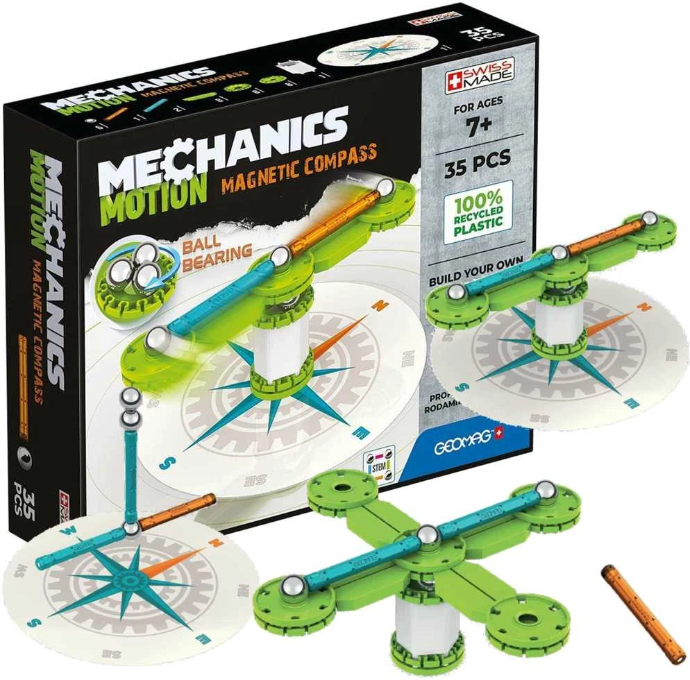 Trefl Geomag Magnetiniai blokai Mechanika Motion Compass