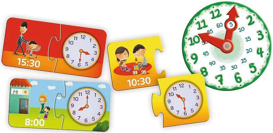 Trefl Stalo žaidimas Little Explorer - Laikrodis *