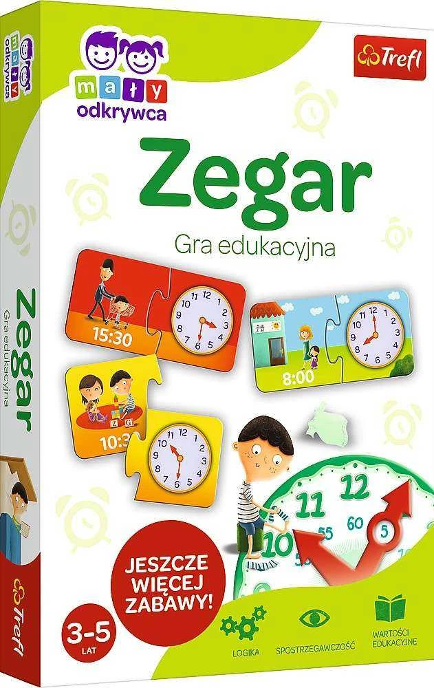 Trefl Stalo žaidimas Little Explorer - Laikrodis *