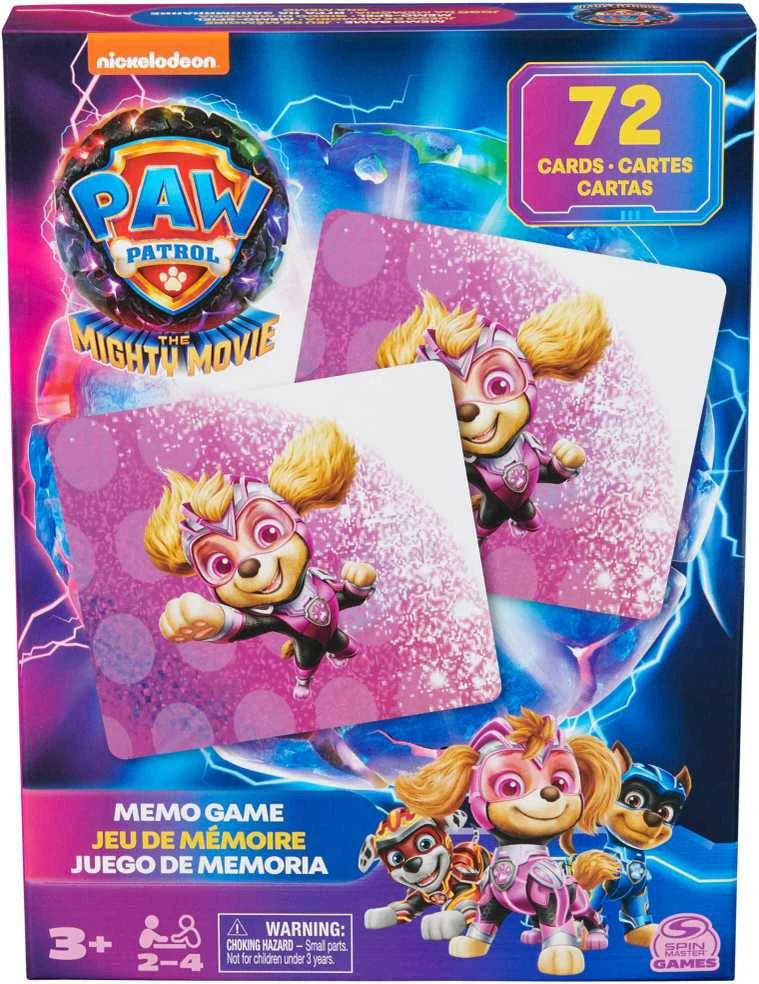 Sm Games Puzzles Paw Patrol The Mighty Movie The Mighty Movie Memo Match kortų žaidimas