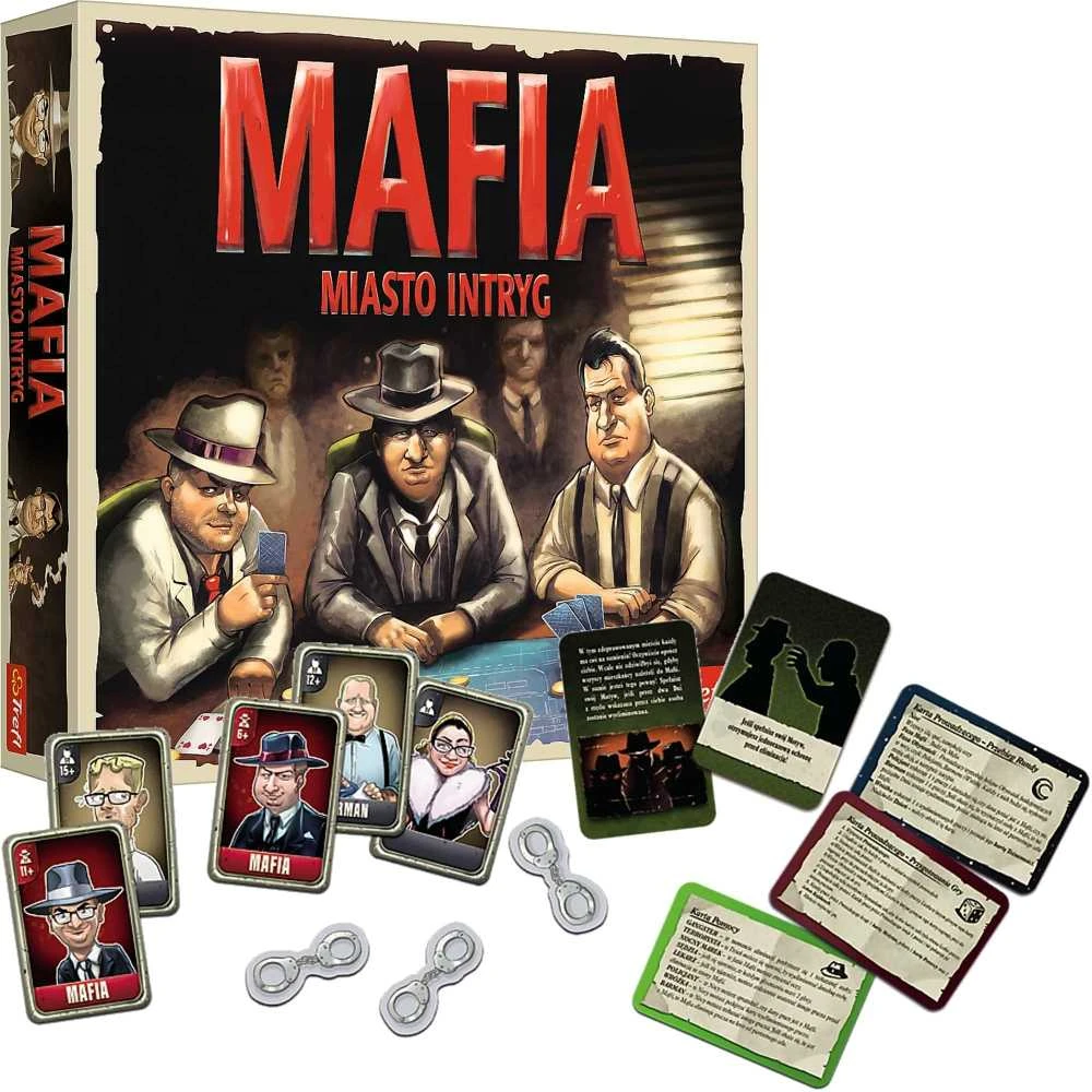 Mafia City of Intrigue Žaidimas Trefl vakarėlių žaidimas