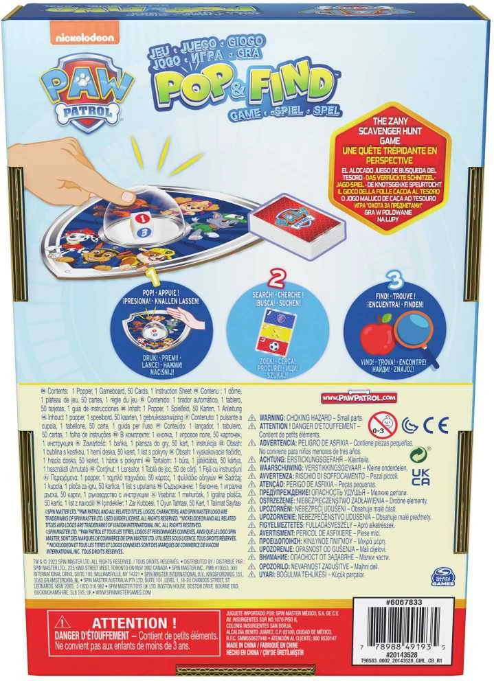 Spin Master PAW PATROL Žaidimas POLOWANIE 6067833 PUD6