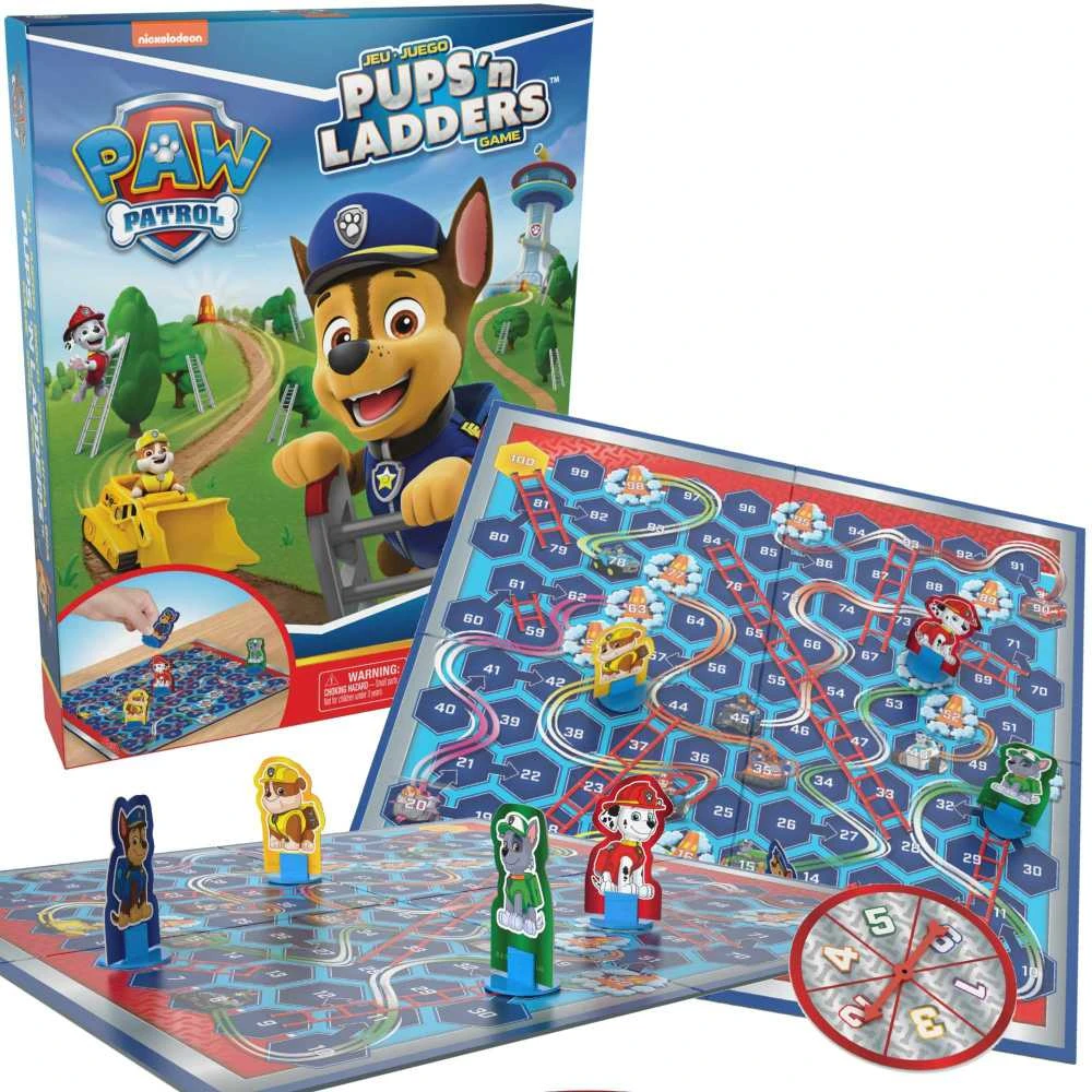 Spin Master Žaidimas Paw Patrol Pups 'n Ladders Puppies Snakes and Puppies, EN