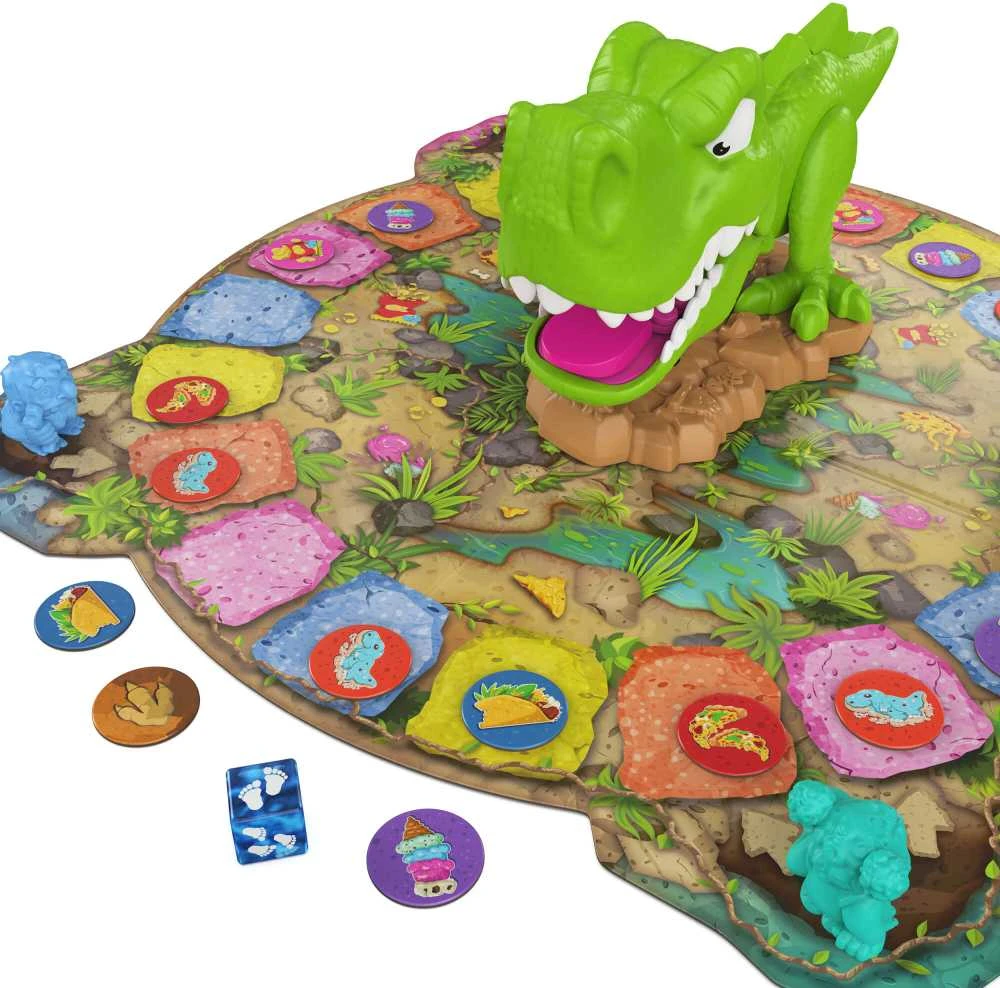 Spin Master SPINMASTER GAMES žaidimas Snack O Saurus Rex, 6070778