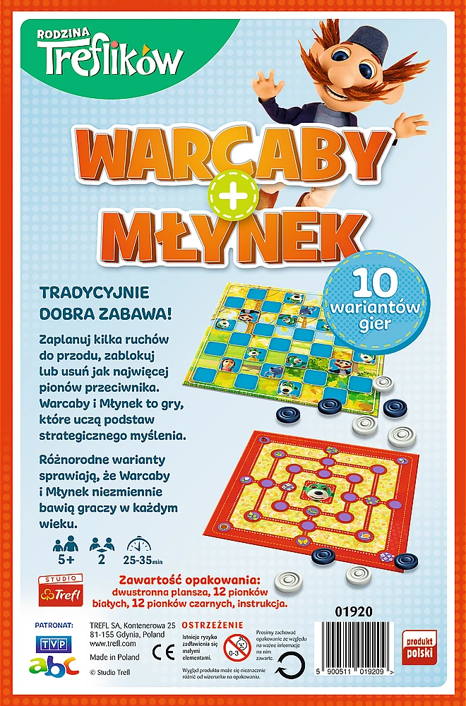 TREFL 01920 Šaškių žaidimas/Treflik malūnas*