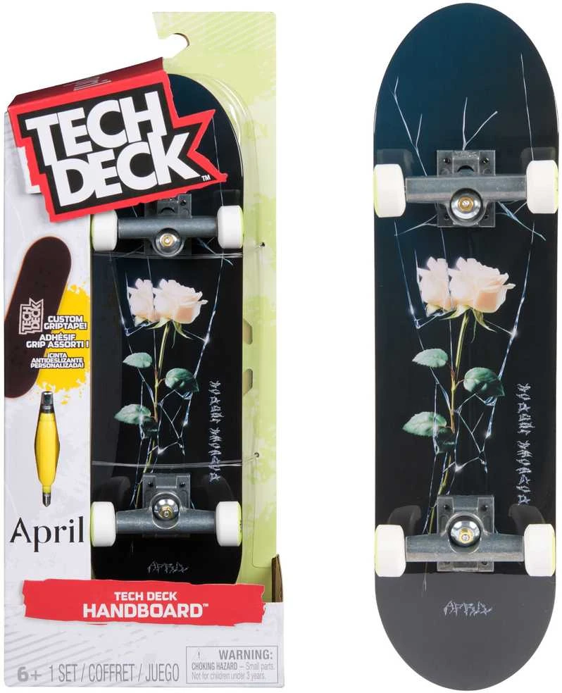 Tech Deck „April Mazi“ riedlentė su rankenomis, 27 cm, Tech lenta