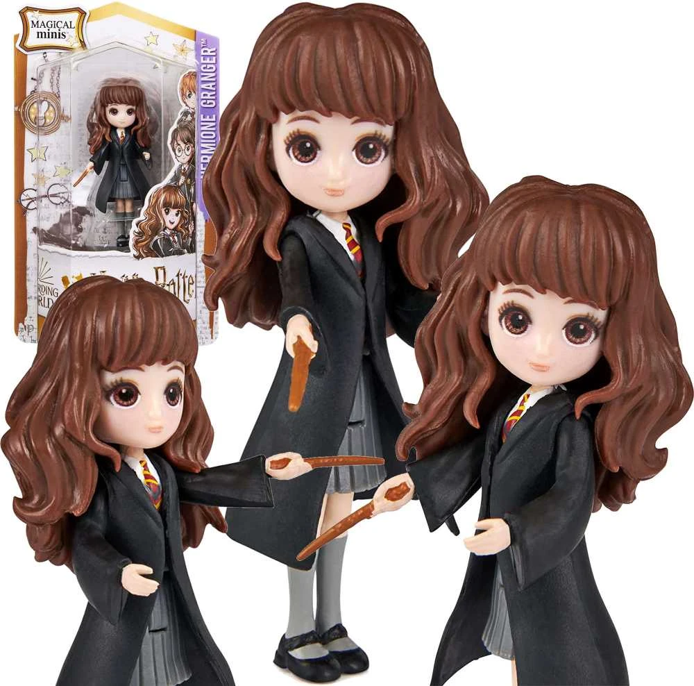 Wizarding World Harry Potter Hario Poterio Hermionos Įkyrėlės 8 cm kolekcinė figūrėlė Magiška Minis