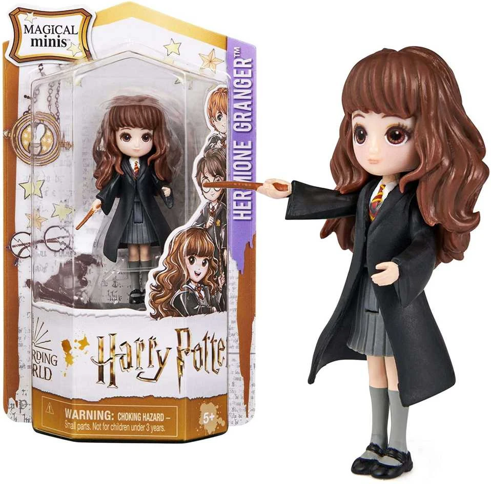 Wizarding World Harry Potter Hario Poterio Hermionos Įkyrėlės 8 cm kolekcinė figūrėlė Magiška Minis