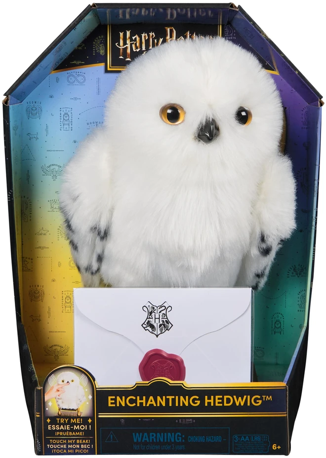 HARRY POTTER Hario Poterio pelėda Hedviga, 30 cm
