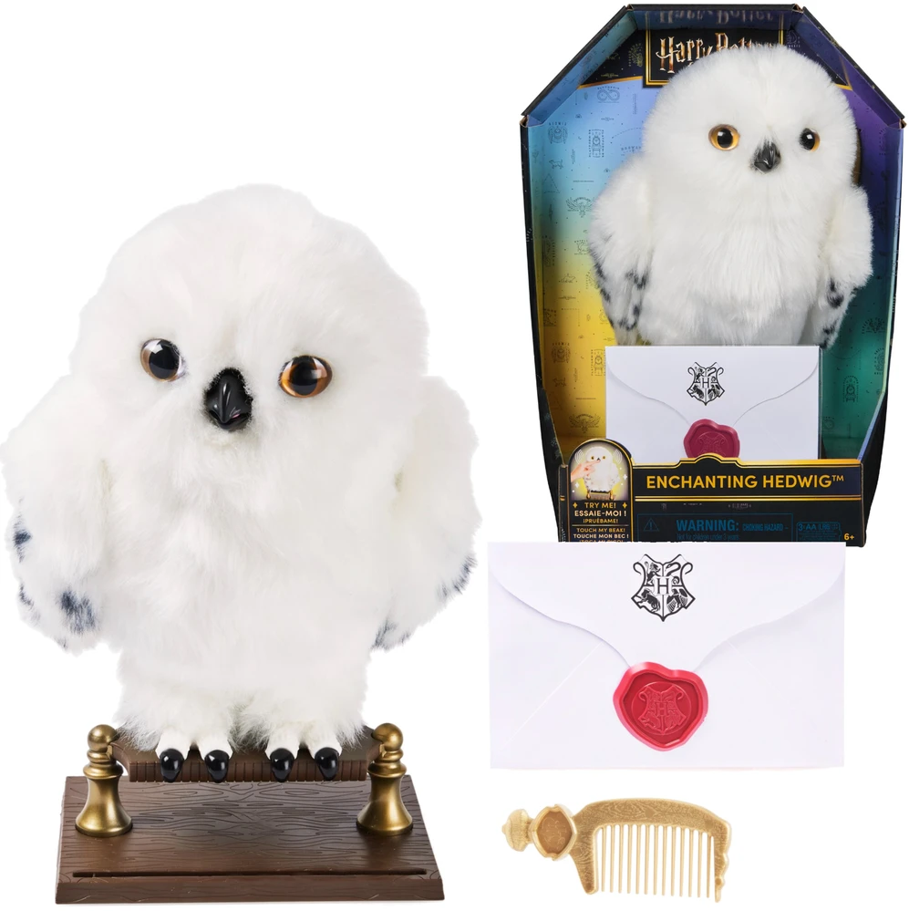 HARRY POTTER Hario Poterio pelėda Hedviga, 30 cm