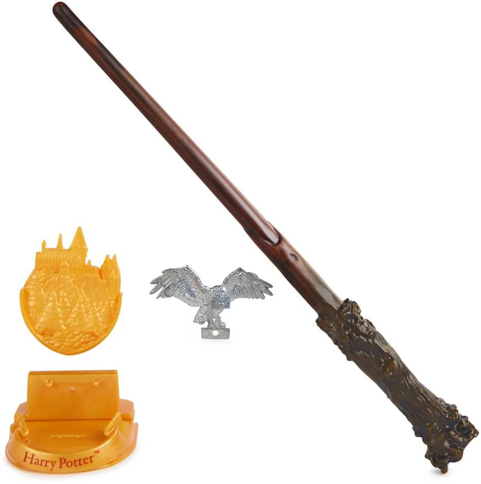Spin Master Harry Potter Hario stebuklingų būtybių kolekcinė stebuklinga lazdelė + priedai
