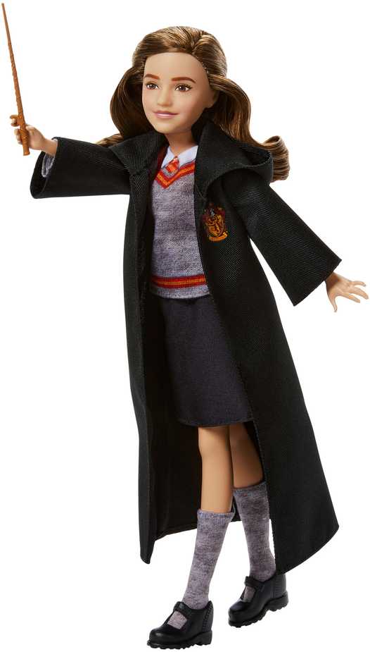 Harry Potter Hermiona Įkyrėlė lėlė kostiume su lazdele