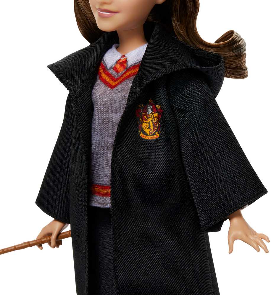 Harry Potter Hermiona Įkyrėlė lėlė kostiume su lazdele