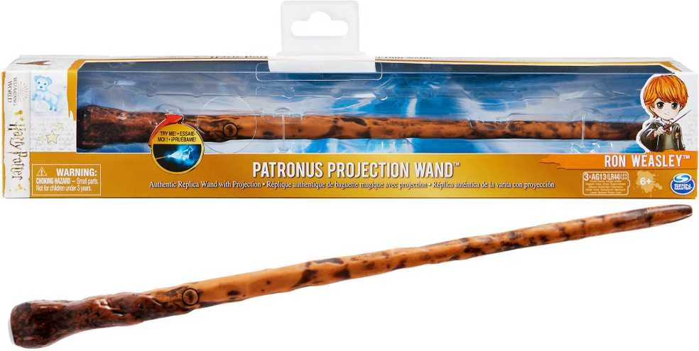 Harry Potter Ron Weasley Magic Wand Patronus projektorius 32 cm