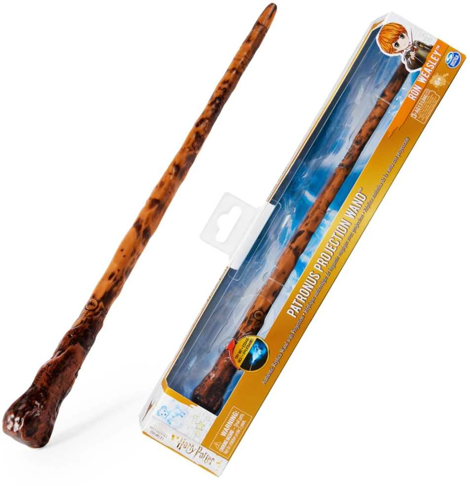 Harry Potter Ron Weasley Magic Wand Patronus projektorius 32 cm