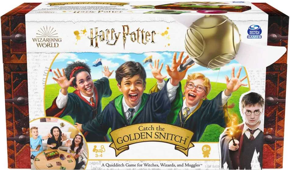 Harry Potter Haris Poteris: Pagauk auksinį Snitchą! Šeimos kortų žaidimo iššūkis Spin Master