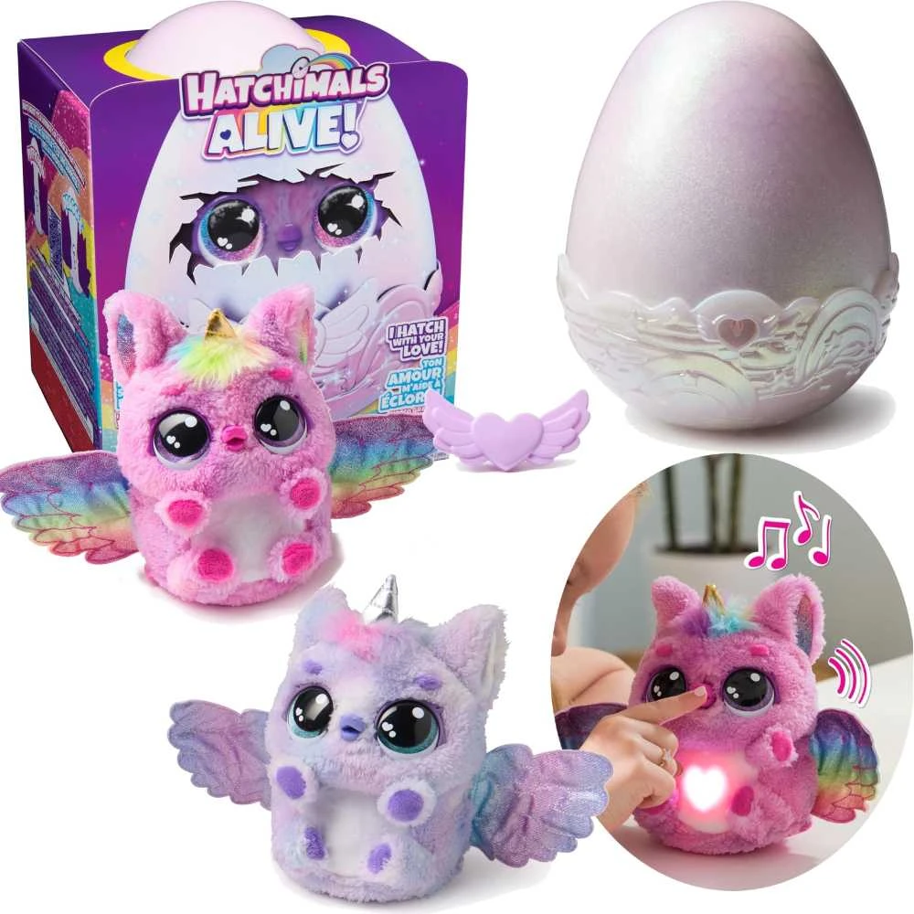 Interaktyvus žaislas HATCHIMALS „Alive Pufficorn“