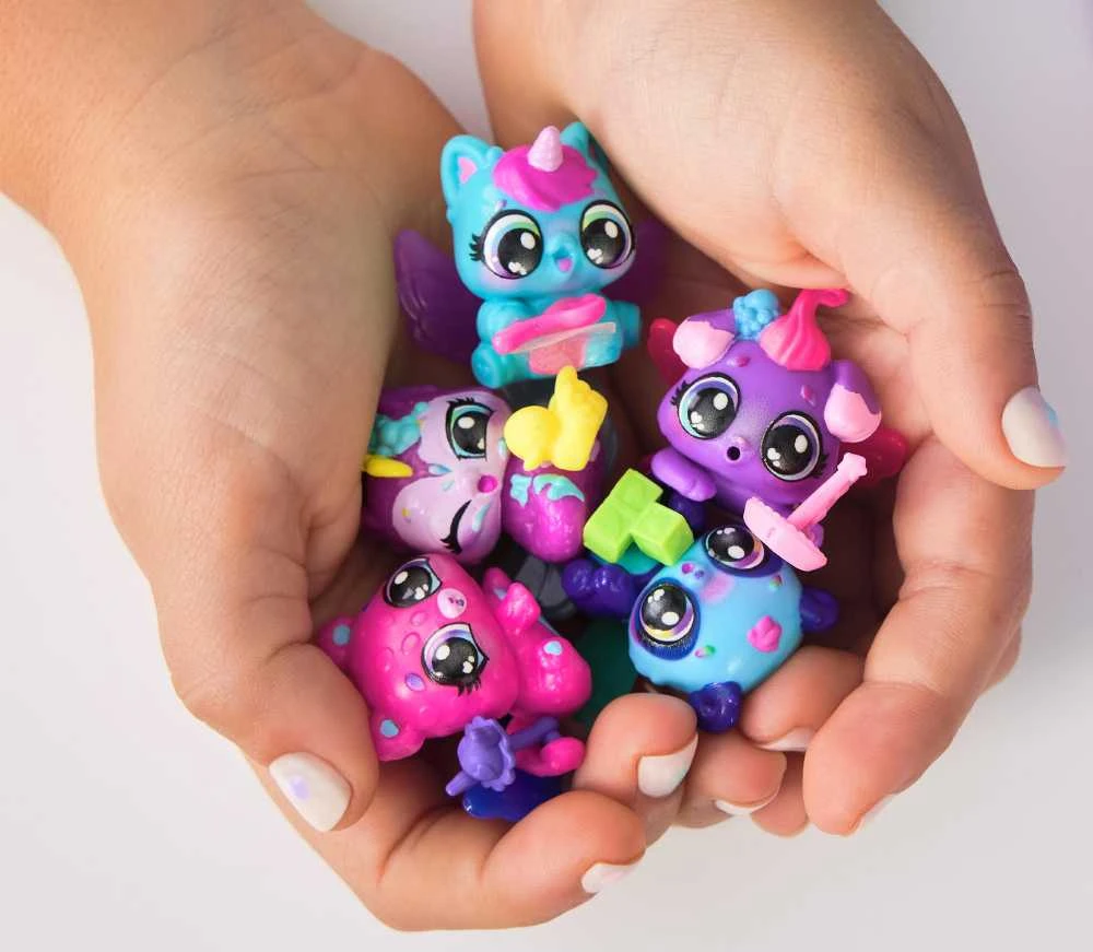 Žaislinių figurėlių rinkinys Hatchimals Alive Neon Rainbow Carton