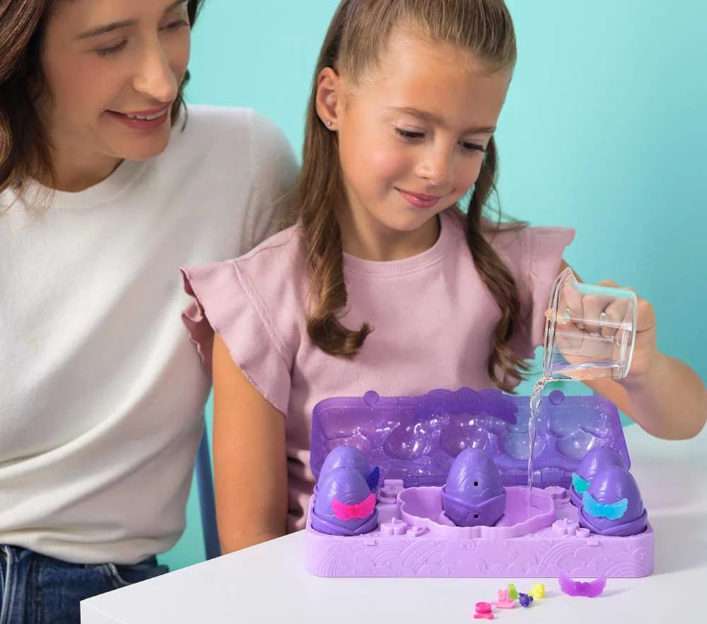 Žaislinių figurėlių rinkinys Hatchimals Alive Neon Rainbow Carton