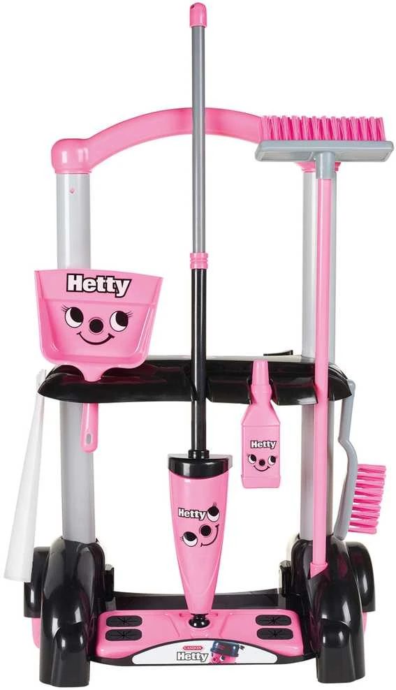 Hetty šluota Casdon Little Helper vaikiškas valymo vežimėlio rinkinys