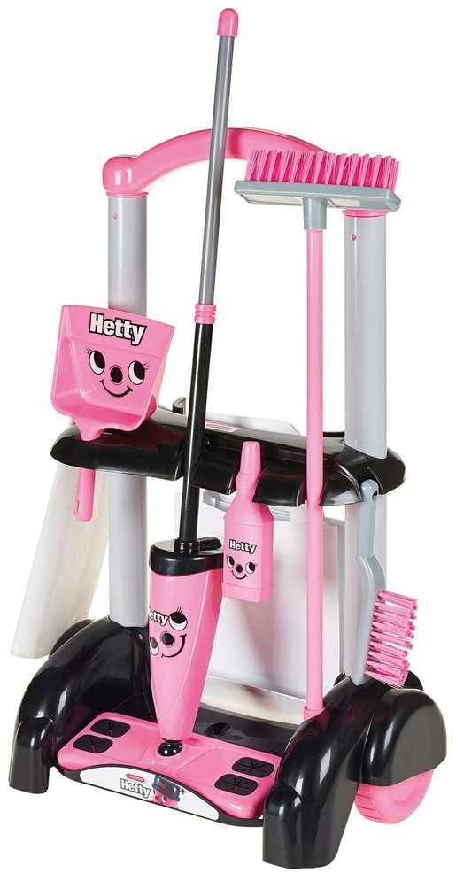 Hetty šluota Casdon Little Helper vaikiškas valymo vežimėlio rinkinys