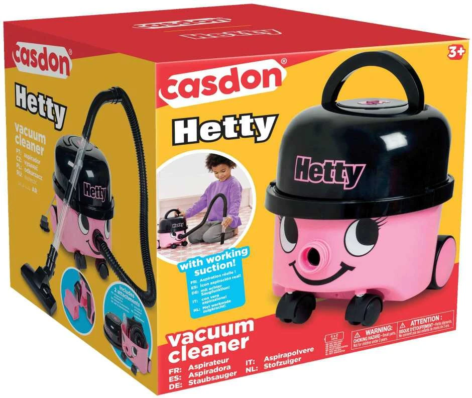 Zabawkowy odkurzacz su funkcija siurbimas Hetty vaikams Casdon