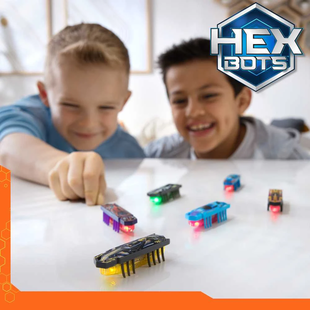 „Hex Bots Nano 6“ miniatiūrinių robotų figūrėlių rinkinys