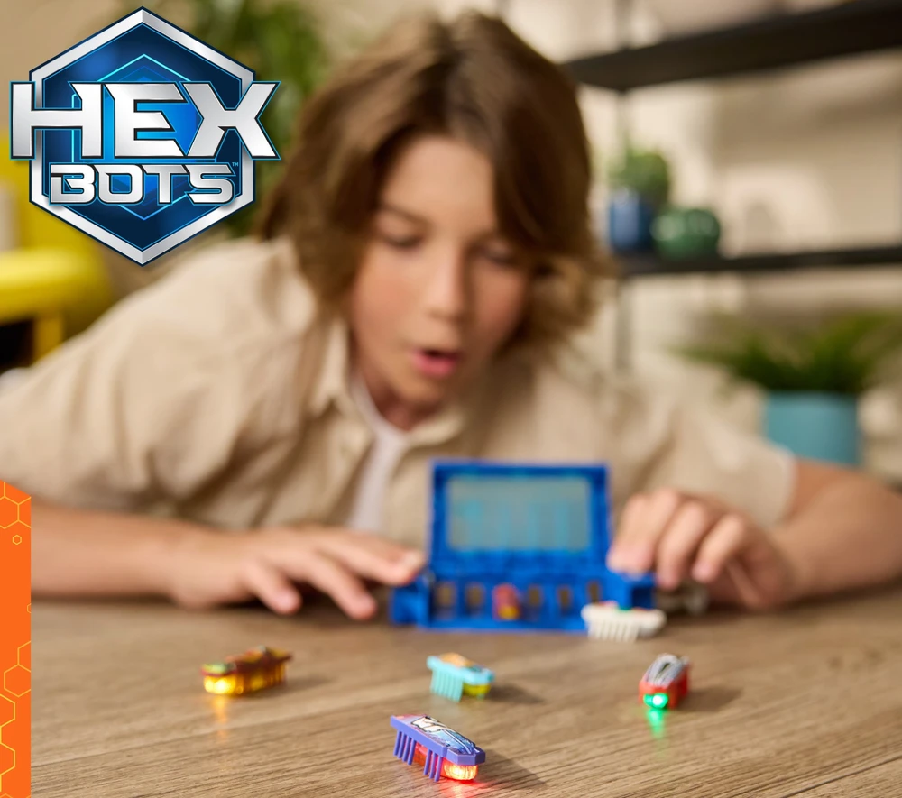 „Hex Bots Nano“ rinkinys su robotų paleidikliu + figūrėlė