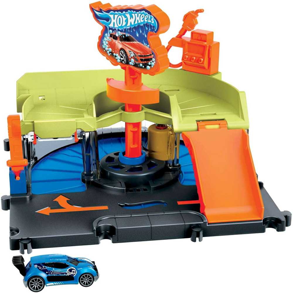 Hot Wheels mietas žaidimo rinkinys „Plovykla" 2022