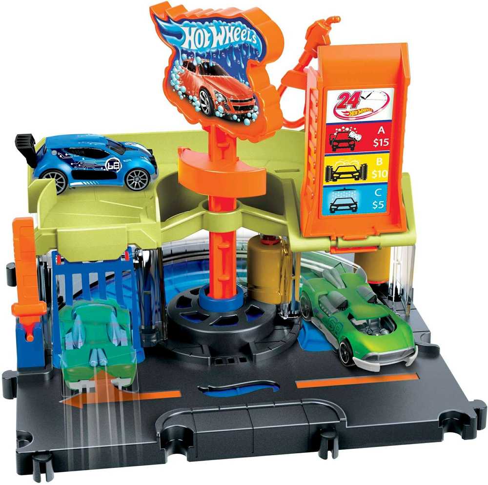 Hot Wheels mietas žaidimo rinkinys „Plovykla" 2022