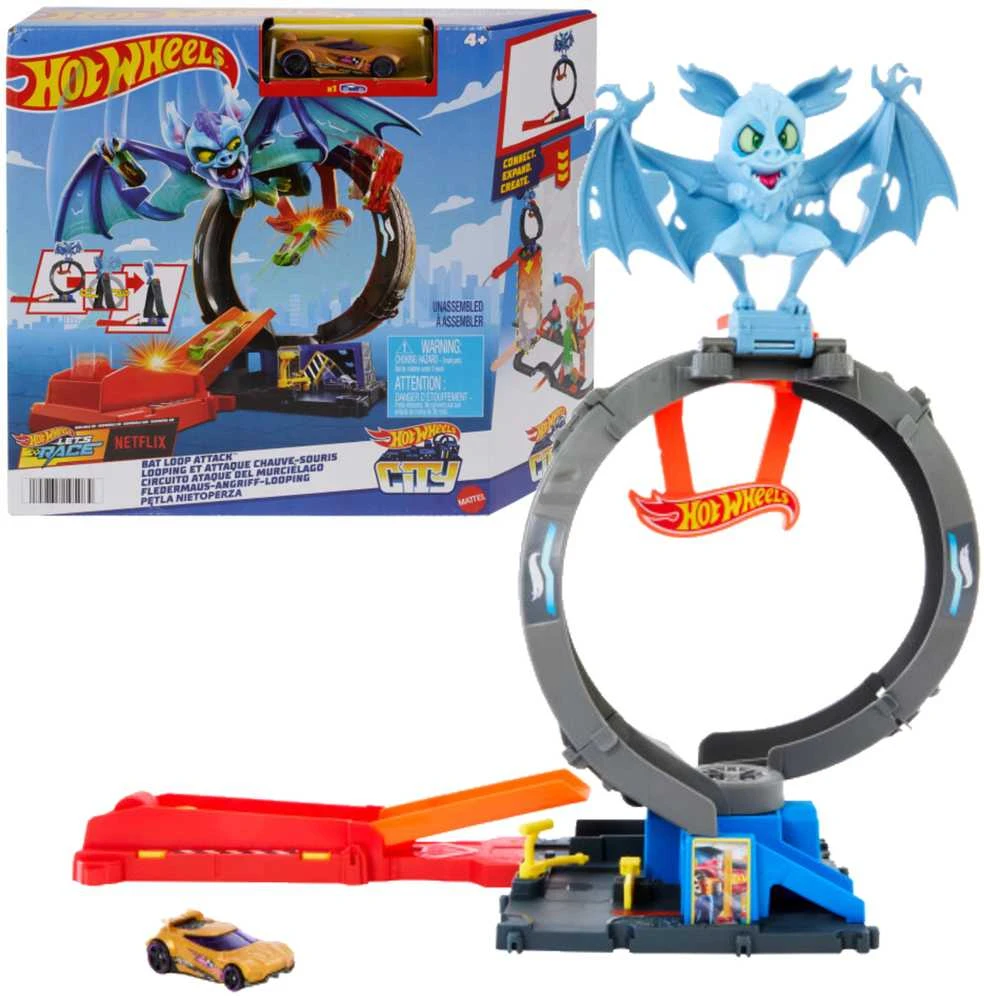 Mattel HOT WHEELS CITY rinkinys – Šikšnosparnio padanga (HTN78)