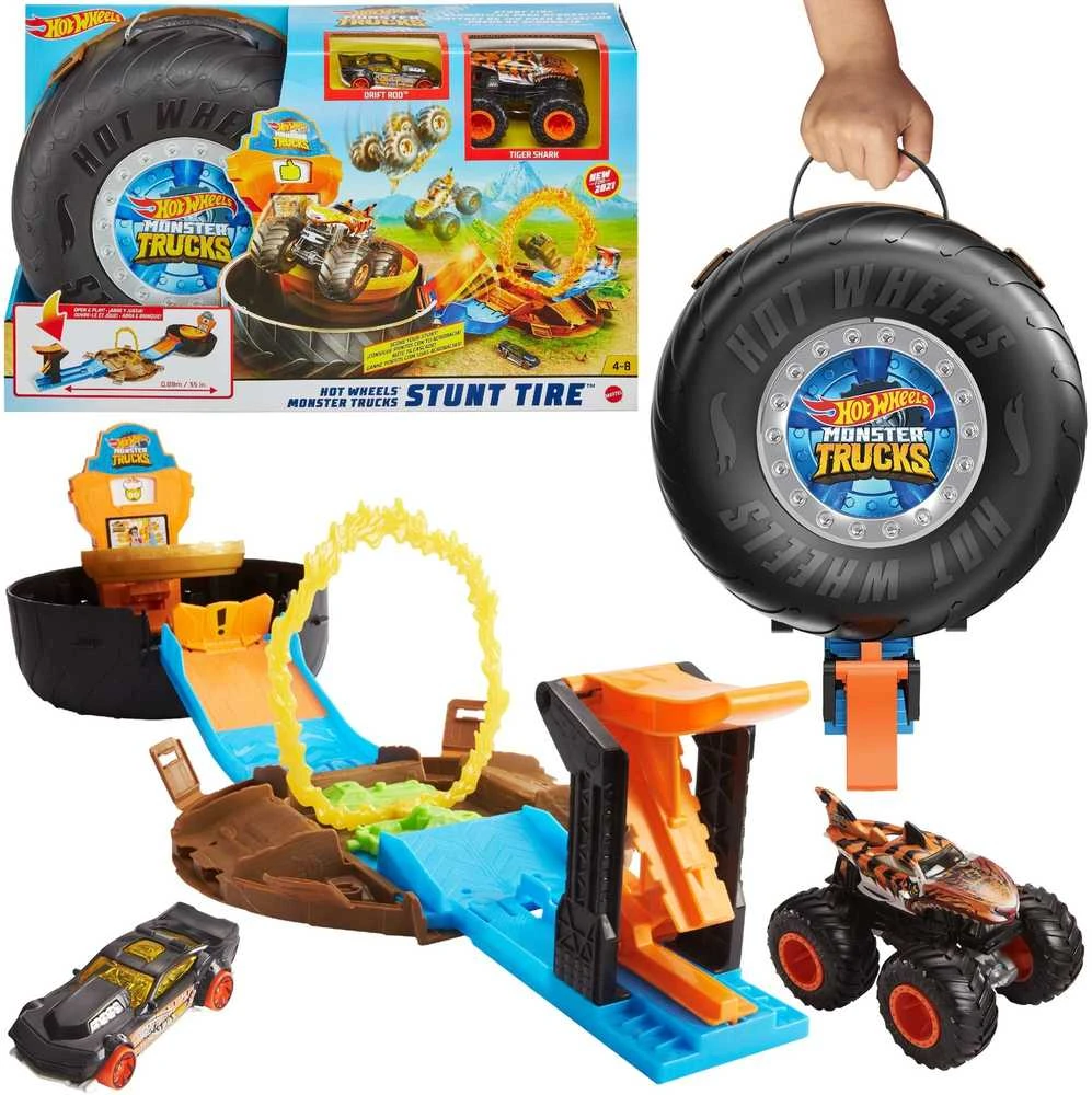 Mattel Hot Wheels triukų rinkinys „Padanga džipams“