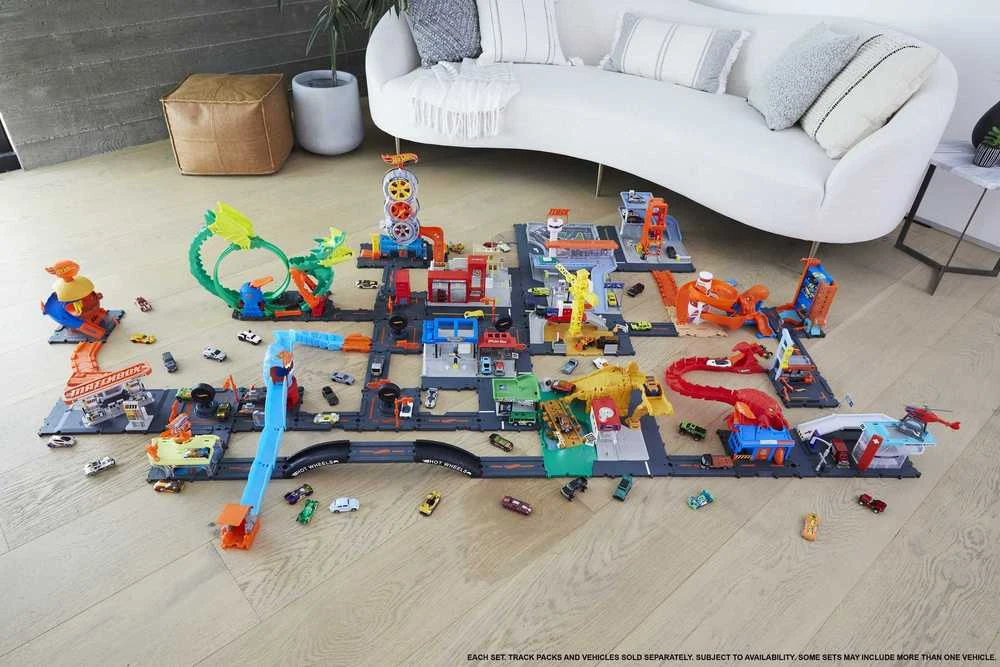 Mattel Hot Wheels miestas trasa - detalės