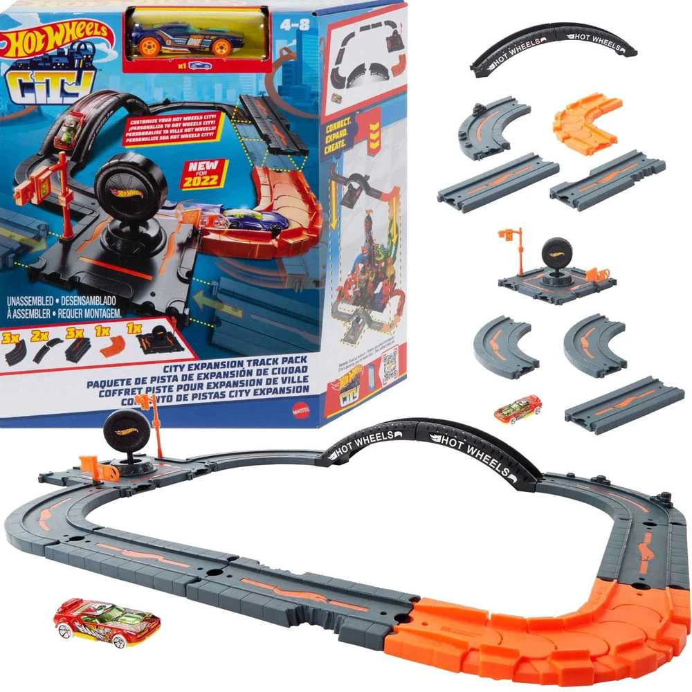 Mattel Hot Wheels miestas trasa - detalės
