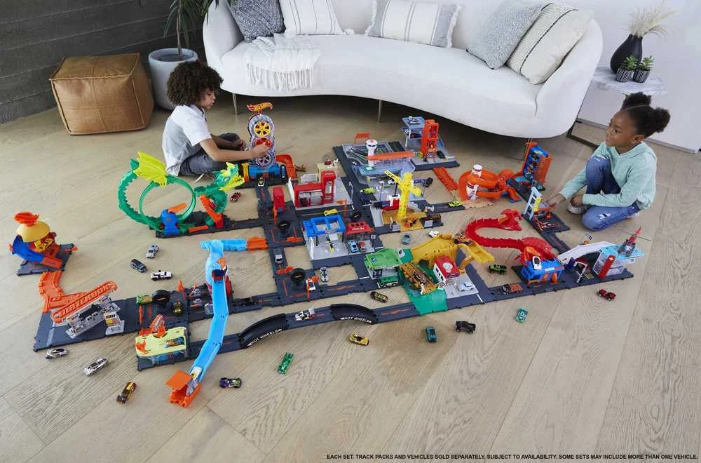Mattel Hot Wheels miestas trasa - detalės