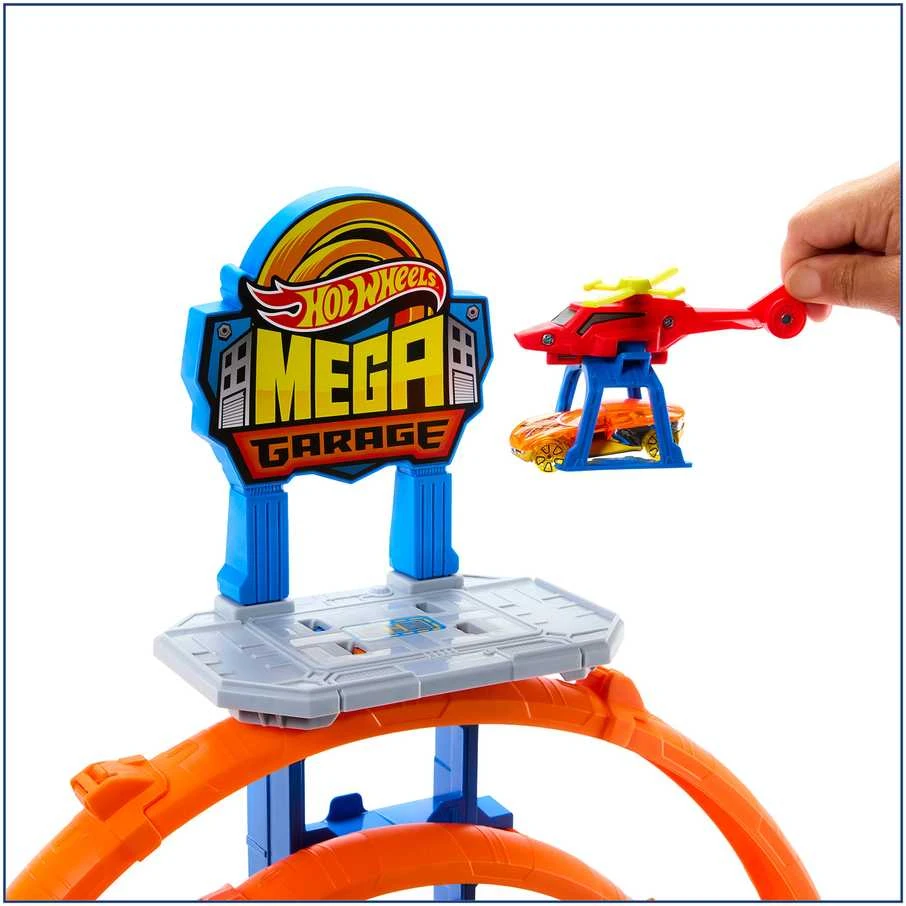 Mattel HOT WHEELS Rinkinys – Mega garažas su kilpomis (JBM74) aprašymas - Prekės nuotrauka