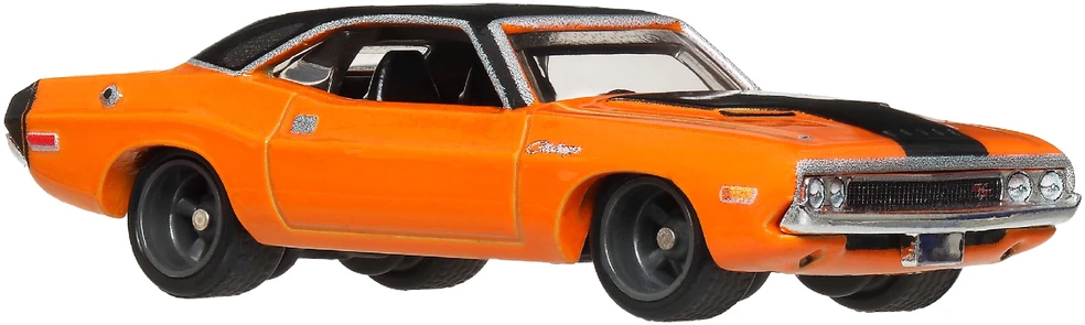 Hot Wheels Greiti ir Įsiutę suasmenintas automobilis 1970 Dodge Challenger R/T