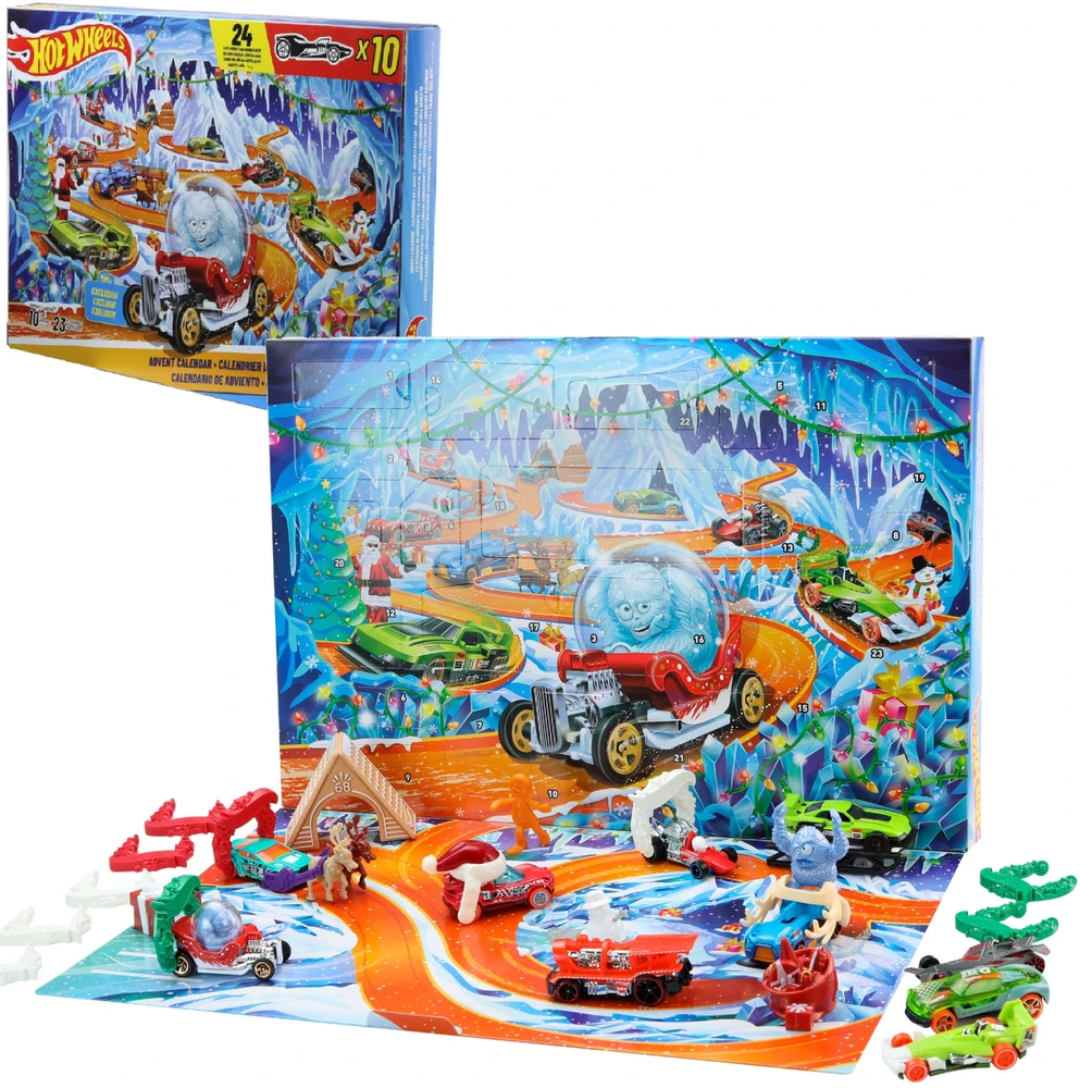 Mattel HOT WHEELS advento kalendorius (JLG41) aprašymas - Prekės nuotrauka