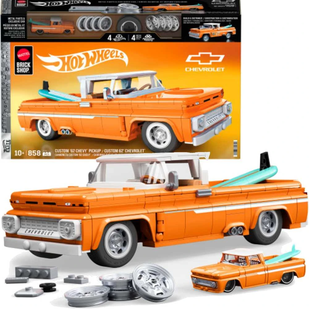 MATTEL BRICK SHOP HOT WHEELS konstruktorius – Elite Chevy (JFT20)
