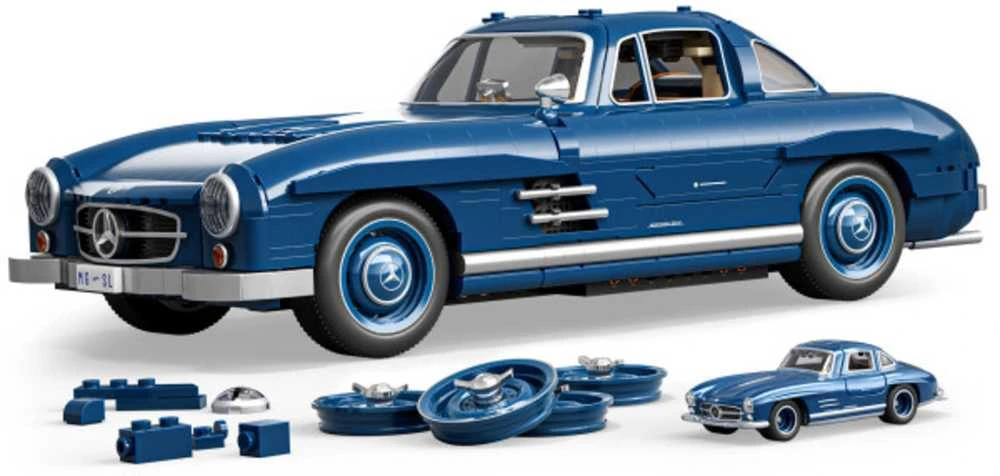 MATTEL BRICK SHOP HOT WHEELS konstruktorius – Mercedez Benz 300 SL (HWW25)