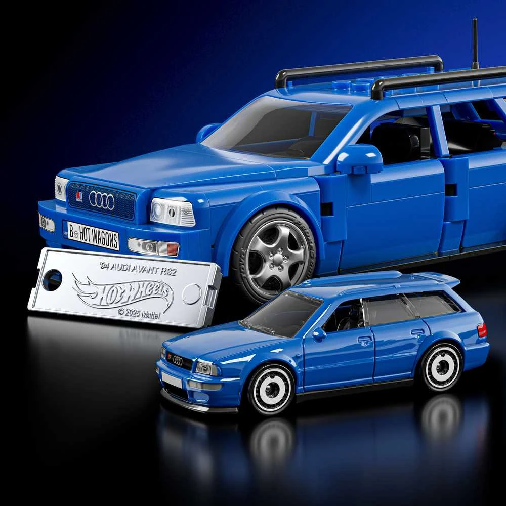 MATTEL BRICK SHOP HOT WHEELS konstruktorius – Speed Audi (JGR28)