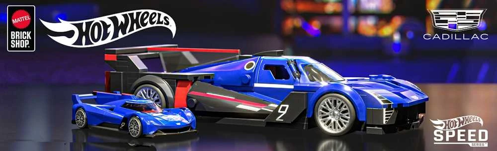 MATTEL BRICK SHOP HOT WHEELS konstruktorius – Speed Cadillac (JFR89)