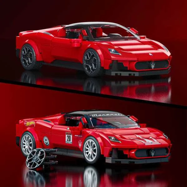 MATTEL BRICK SHOP HOT WHEELS konstruktorius – Speed Maserati (JFR90)