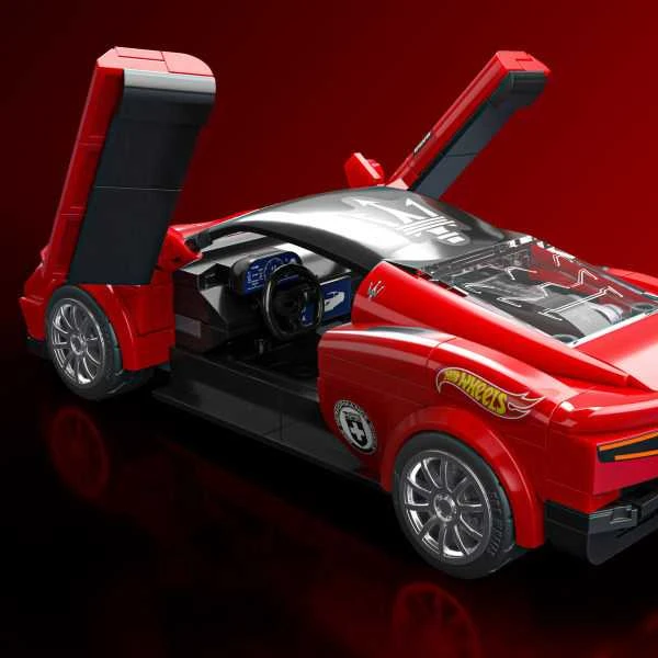 MATTEL BRICK SHOP HOT WHEELS konstruktorius – Speed Maserati (JFR90)